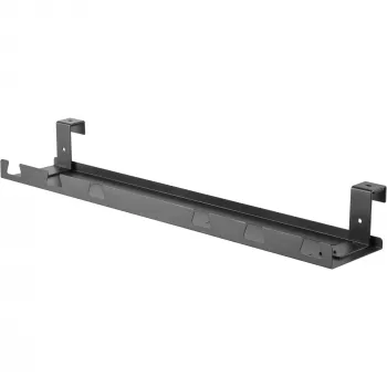 Kabelgoot/-bak voor montage onder het bureau InLine 131×590×74 mm, zwart