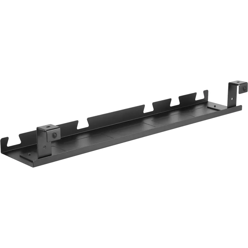 Kabelgoot/-bak voor montage onder het bureau InLine 131×590×74 mm, zwart