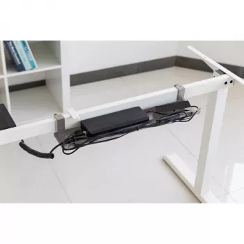 Kabelgoot voor montage onder het bureau InLine 131×590×74 mm grijs