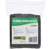 Kabelslang InLine stoffen slang met klittenbandsluiting 1 m × 25 mm, zwart
