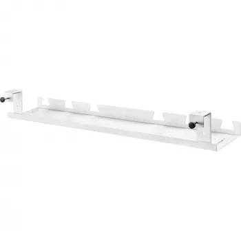 Kabelgoot/opbergvak voor montage onder tafel InLine 131×590×74 mm, wit