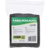 Kabelgoot hoes InLine 59993A — textiels slang met klittenband, 1 m × 25 mm, zwart