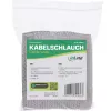 InLine Stoffen kabelhoes met klittenbandsluiting, 1 m x 40 mm, grijs