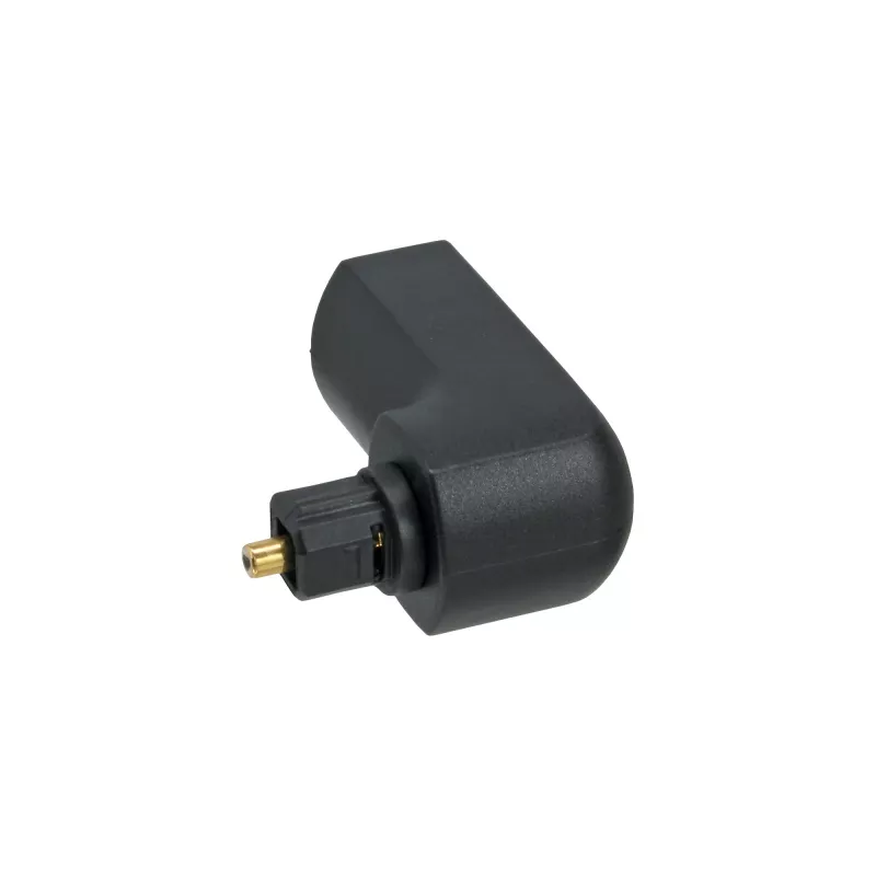 InLine optische audiokabel-adapter Toslink stekker / bus 90° haaks