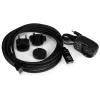 StarTech.com 5m USB 2.0 actieve verlengkabel - M/F, 5 m, USB A, USB A, USB 2.0, stekker/bus, zwart