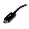 StarTech.com 5in Micro USB naar USB OTG host-adapter M/F, 0,127 m, Micro-USB B, USB A, USB 2.0, 0,48 Gbit/s, zwart
