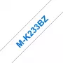 Labeltape Brother MK233 12 mm blauw/wit