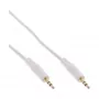 InLine audiokabel 3,5 mm jackstekker / jackstekker wit/goud 3 m