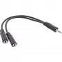 Y-kabel 3,5 mm jack stekker naar 2x 3,5 mm jack bus stereo 5 m InLine 99300D