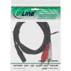 Audiokabel 2x RCA-stekker / 3,5 mm stereo-bus 5 m InLine 89940E