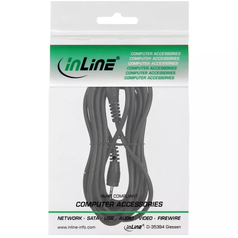 InLine audiokabel 2,5 mm stereo stekker/stekker 5 m
