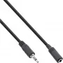 InLine audio-adapterkabel 4-polig 2,5mm stekker / 4-polig 3,5mm bus 3m
