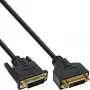 DVI-D-kabel Premium 24+1 stekker naar bus Dual Link verguld 3m InLine 17763P