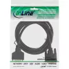 DVI-D-kabel Premium 24+1 stekker naar bus Dual Link verguld 3m InLine 17763P