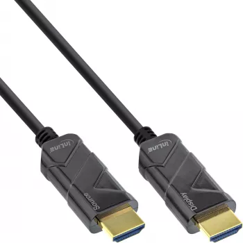 InLine HDMI AOC-kabel, Ultra High Speed HDMI-kabel, 8K4K, zwart, 40m