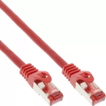 InLine patchkabel S/FTP PiMF Cat.6 250MHz PVC koper rood 1,5m