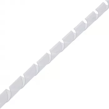 InLine spiraalslang 10 m naturel 8 mm, wit, 8 mm, 155 g, 250 mm, 270 mm, 30 mm