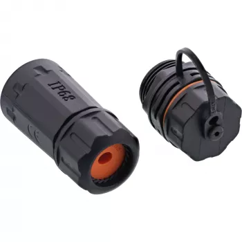 InLine Cat.6A koppeling, waterdicht IP68, 2x RJ45 F/F, 1:1