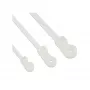 InLine 59975C kabelbinders met montagegat 200 mm x 4,8 mm, nylon (polyamide 6.6), treksterkte 22 kg (215,7 N), naturel, 100 stuks