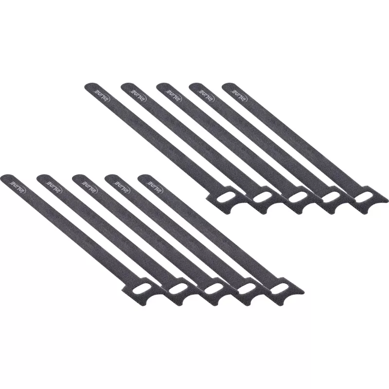 InLine kabelbinder klittenband 180x12mm 10 stuks zwart