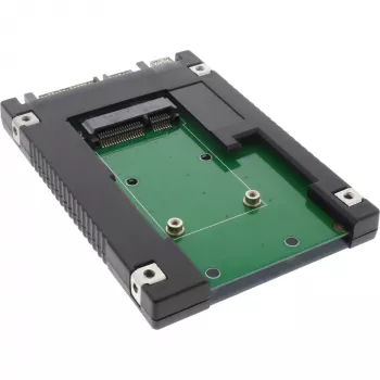 InLine drive-adapter 2,5 inch SATA naar mSATA SSD 76620B zwart