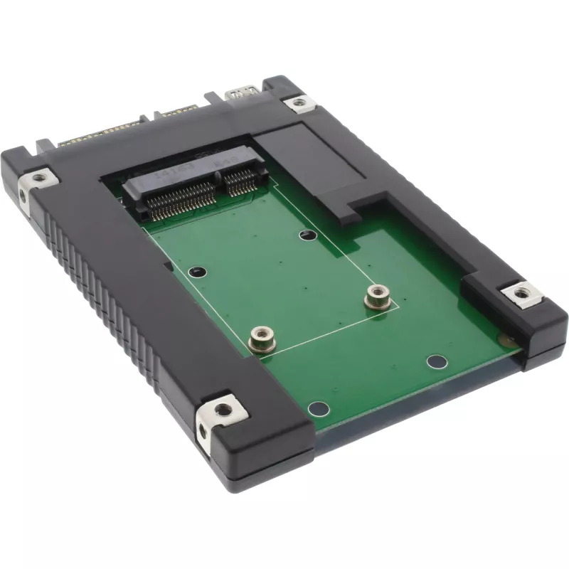 InLine drive-adapter 2,5 inch SATA naar mSATA SSD 76620B zwart