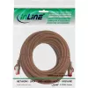 InLine patchkabel S/FTP PiMF Cat.6 250MHz PVC koper bruin 7,5m