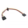 InLine interne stroomkabel 1x 4pol Molex / 2x SATA stroom 0,30 m