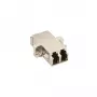 InLine glasvezel-adapter metaal duplex LC/LC MM keramische huls met flens 89989M