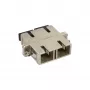 InLine glasvezel-metaaladapter duplex SC/SC MM keramische huls met flens