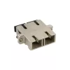 InLine glasvezel-metaaladapter duplex SC/SC MM keramische huls met flens