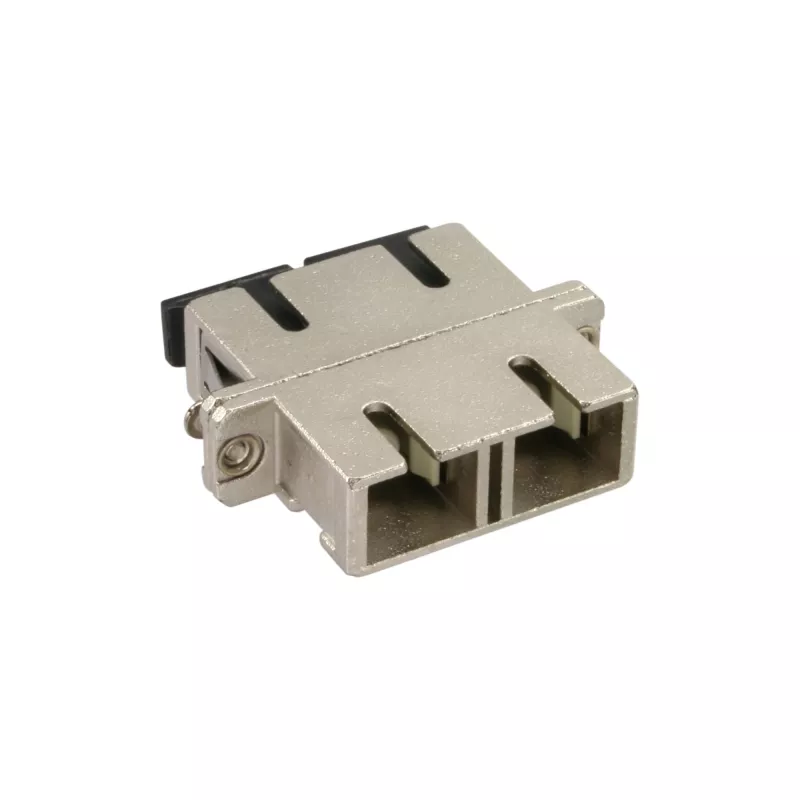 InLine glasvezel-metaaladapter duplex SC/SC MM keramische huls met flens