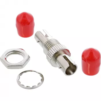 InLine lichtgeleider-stekker simplex ST/ST multimode metalen huls 89990B