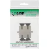 InLine duplex LWL-adapter SC/SC MM keramische huls met flens InLine 89992A