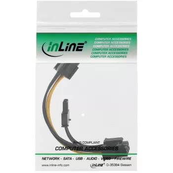 InLine interne stroomadapter 6 pin / 8 pin voor PCIe PCI-Express grafische kaarten