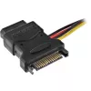 SATA-stroomkabel SATA-bus / 3x 4-pin-Molex-stekker 0,15 m InLine 29679