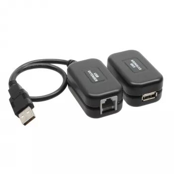 InLine USB-extender tot 60 m via RJ45-patchkabel Cat.5e of beter
