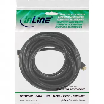 InLine HDMI-minikabel, High Speed HDMI, AM/CM, goud gecoat, 10 m