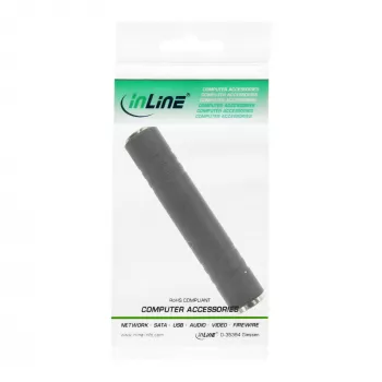 Audio-adapter 6.3mm jack bus/bus stereo InLine 99307