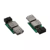InLine USB 2.0-adapter intern 2x USB-A bus naar mainboard-header 33440I