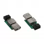 InLine USB 2.0-adapter intern 2x USB-A bus naar mainboard-header 33440I