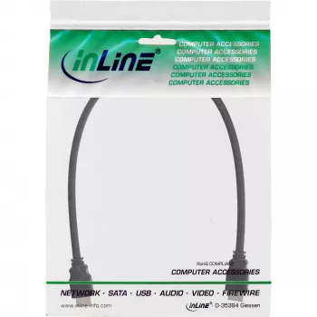 HDMI-kabel High Speed InLine 17601E 1m stekker/stekker zwart
