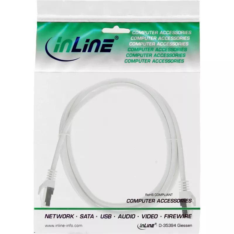 InLine patchkabel SF/UTP Cat.5e wit 1,5m