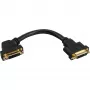InLine DVI-I adapterkabel 24+5 DVI-bus / bus met flens 0,2 m