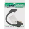 InLine DVI-I adapterkabel 24+5 DVI-bus / bus met flens 0,2 m