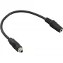 InLine audio-adapterkabel, 3,5-mm-stereobus naar bus, met één mantel, 0,2 m