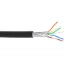 InLine patchkabel S/FTP PiMF Cat.6A halogeenvrij 500MHz zwart 100m
