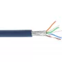 InLine patchkabel S/FTP PiMF Cat.6A halogeenvrij 500 MHz blauw 100 m