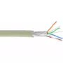 InLine patchkabel S/FTP PiMF Cat.6A halogeenvrij 500MHz grijs 100m
