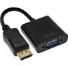 InLine Basic DisplayPort-adapterkabel, DP-stekker / VGA-bus zwart 0,15 m